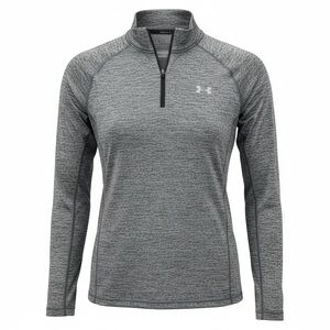 Under Armour Women's Heathered Gray Quarter-Zip Sweatshirt